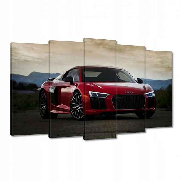 Obrazy 100x60 Červené Audi Auto