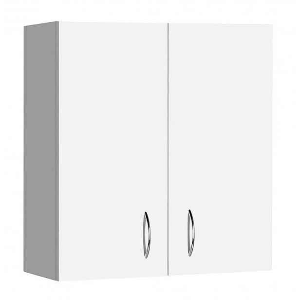 Aqualine Simplex Eco - Horní skříňka 60x60x24 cm, 2 dvířka, bílá SIME535