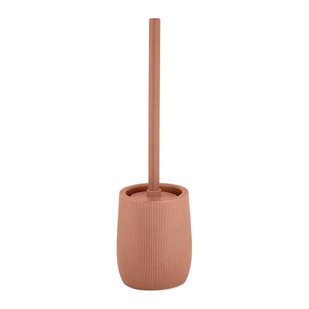 Hnědá keramická WC štětka Fablo – Wenko