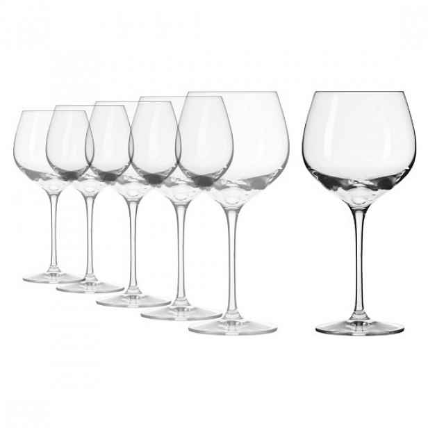 Sada 6 ks sklenic na pití, křišťálové sklo, 570ml, "Harmony" - Krosno