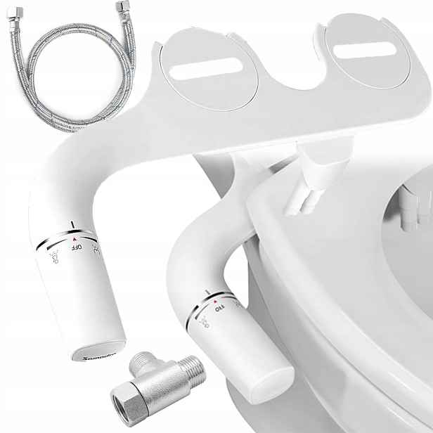 Ultratenký Toaletní Bidet S Dvojitou Tryskou, Ovládaný Pravou Rukou