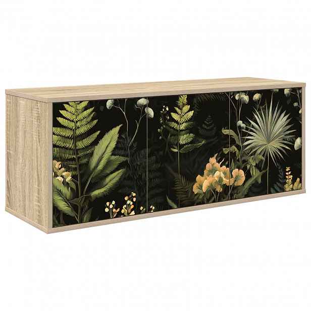 vidaXL Nástěnná TV skříň RHENEN 102 x 33 x 40 cm Dub sonoma