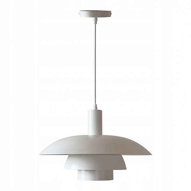 Závěsná lampa Milagro Ferro ML1048 Bílá Kovová E27 38 Cm Nastavitelná nad stůl