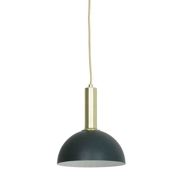 Zeleno-zlaté kovové závěsné světlo Boste - Ø 25*13 cm Light & Living