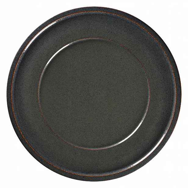 Ease Rakstone Plochý talíř 28 cm sopečný Rak Porcelain
