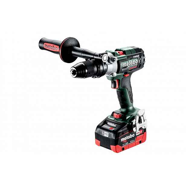 Metabo - 18V AKU vrtačka s příklepem, 2x aku 5,5 Ah LiHD, nabíječka 603183660