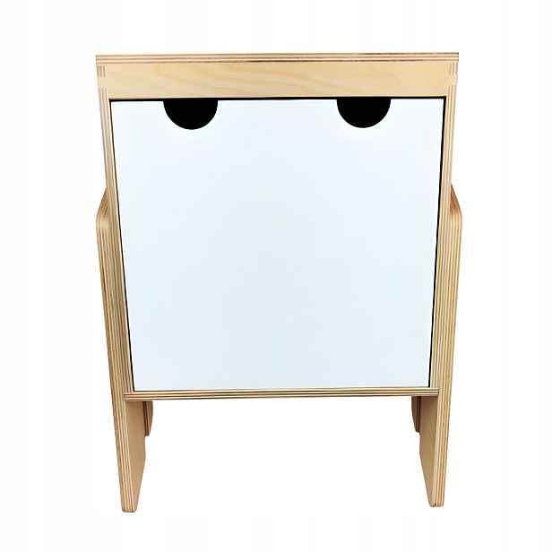 Noční stolek pro děti Modulární regál z překližky s zásuvkou 48x36.2x34.5 cm