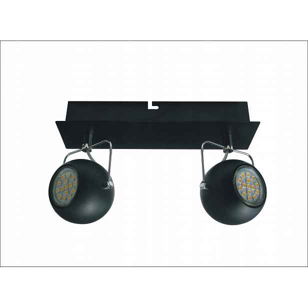 Stropní svítidlo lišta černá matná 2X3W Led GU10 Tony 92-25012-Z Candellux