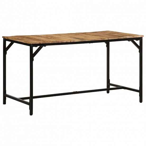 vidaXL Jídelní stůl 140x70x75 cm Masivní dřevo, surové mango