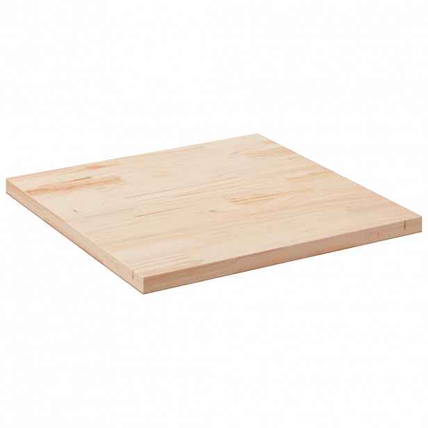 vidaXL Stolní deska 90 x 90 x 2,5 cm masivní borové dřevo čtvercová