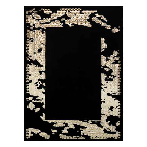 Kusový koberec Allure 1965 black/gold, 240x330, černá, kancelář, Dywany Łuszczów