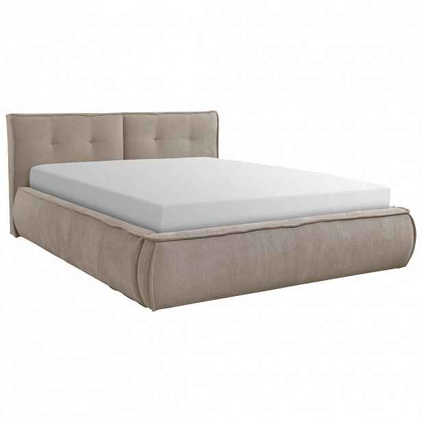 Livetastic ČALOUNĚNÁ POSTEL, 180/200 cm, světle hnědá