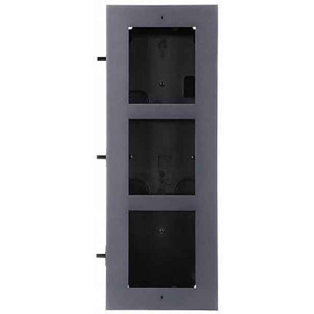 Rámeček s krabicí pro montáž pod omítku 3-modulový Hikvision DS-KD-ACF3/Plastic