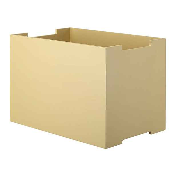Světle žlutý úložný box 25x39x27 cm Kasane L – Blomus