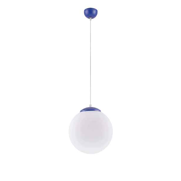 Závěsná lampa Ugo 30 ultramarínová Stropní osvětlení koule modrá SOllux