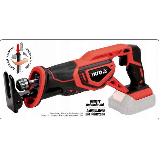 18V Šavlová Pila Bez Akumulátoru YT-82815