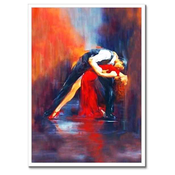 Plakáty v rámu 50x70 Tango Nuevo Tanec Pár