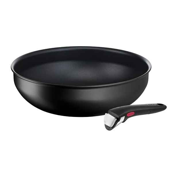 Hliníková pánev s nepřilnavým povrchem a odnímatelnou rukojetí ø 26 cm INGENO Eco Resist L3979302 – Tefal