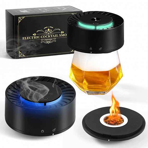 Sada na uzení whisky elektrický barmanský smoker na nápoje