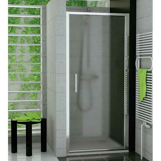 SanSwiss TOPP 1000 50 30 Jednokřídlé dveře 100 cm, aluchrom/mastercarré