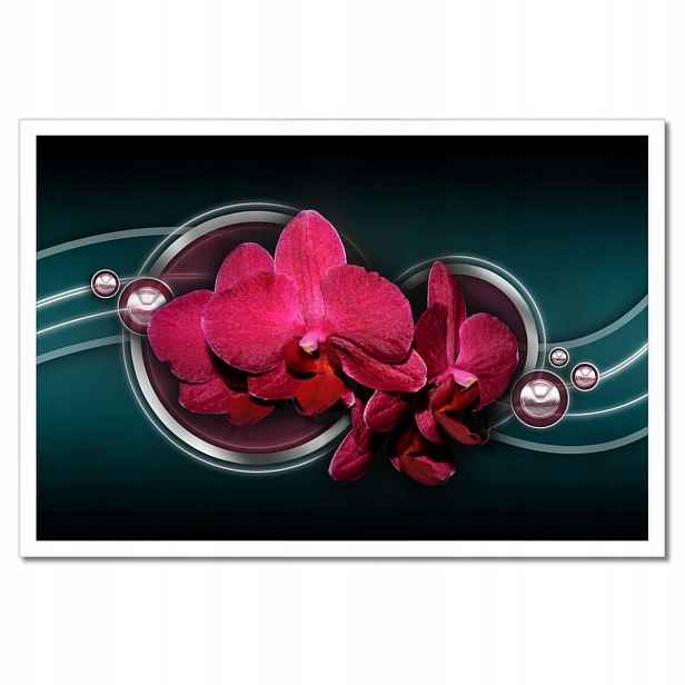 Plakáty v rámu 60x40 Fialový orchidej