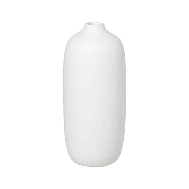Bílá keramická váza (výška 18 cm) Ceola – Blomus