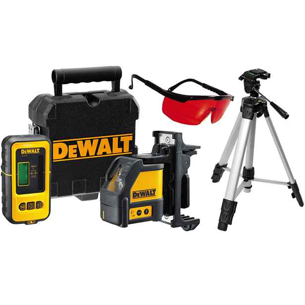 DeWALT DW088KD křížový laser s detektorem Set