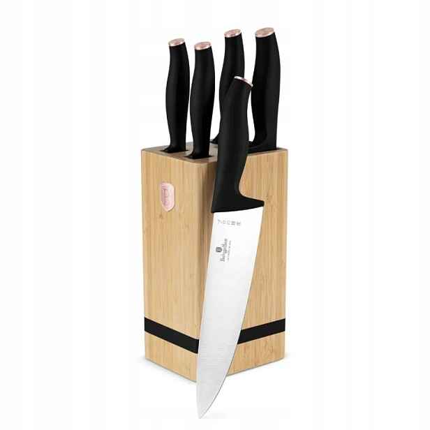 Sada nože ve stojanu Berlinger Haus Black Rose 6 ks BH-2752