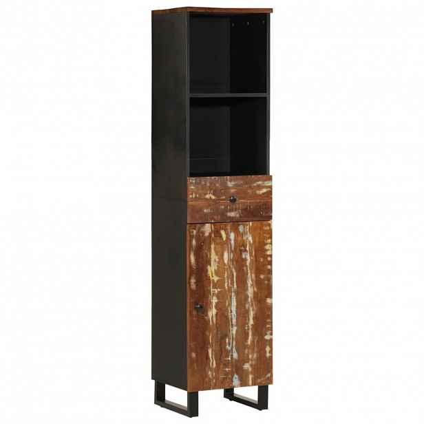 vidaXL Koupelnová skříňka 38 x 33 x 160 cm masivní recyklované dřevo