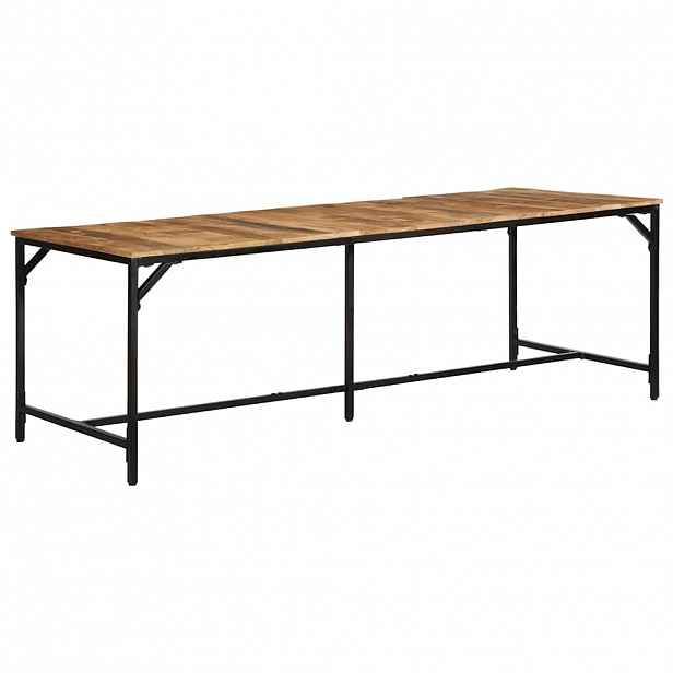 vidaXL Jídelní stůl 220x90x75 cm Masivní dřevo, surové mango