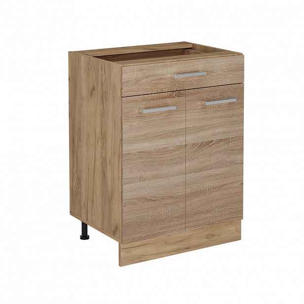 Vicco SPODNÍ SKŘÍŇKA KUCHYŇSKÉ LINKY R-Line Sonoma 60 cm se zásuvkou, bez pracovní desky