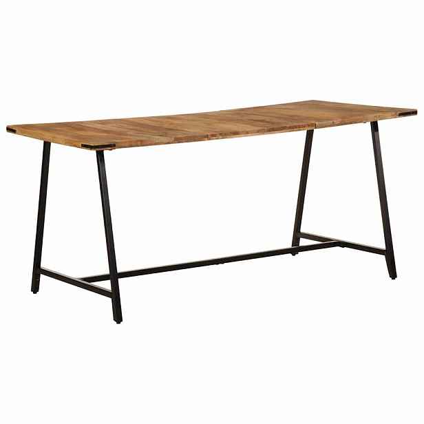 vidaXL Jídelní stůl 160 x 80 x 75 cm masivní mangovníkové dřevo