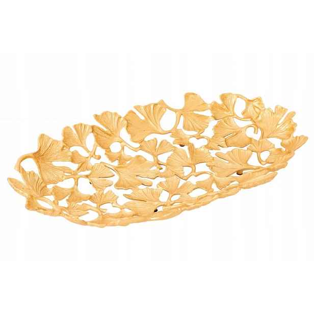 Miska Gingko zlatá 40x26 cm Invicta