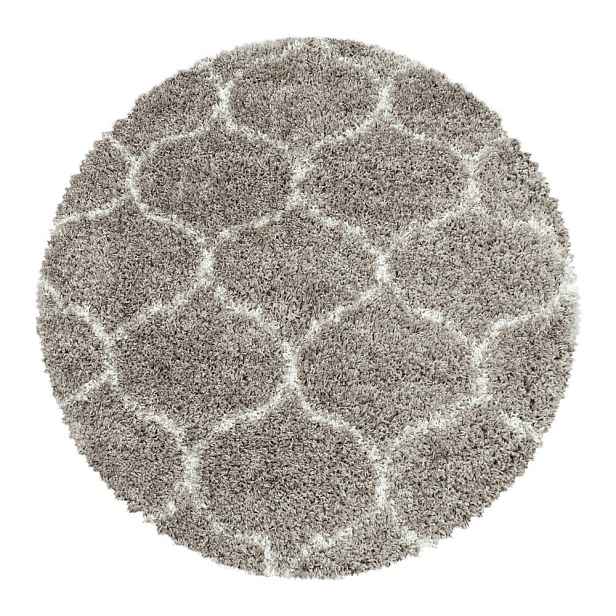 Béžový kulatý koberec ø 160 cm Salsa – Ayyildiz Carpets