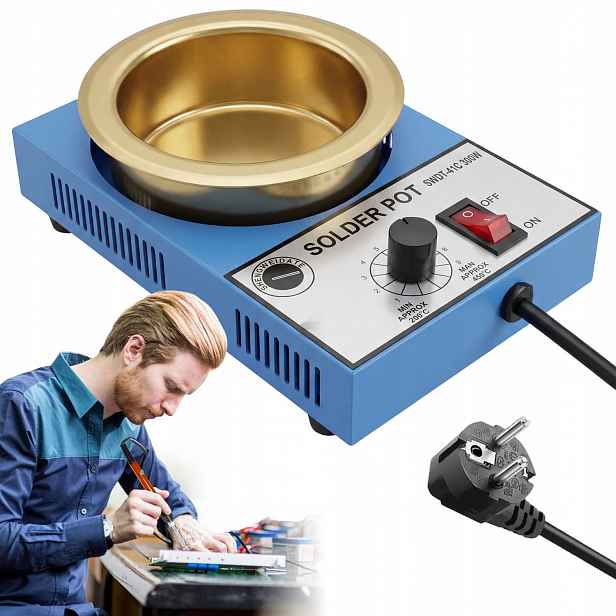 Pájecí Kelímek S Vanou 100 MM 300 W 200-450 °C Pro Tavení Cínu Ocel 1200 G