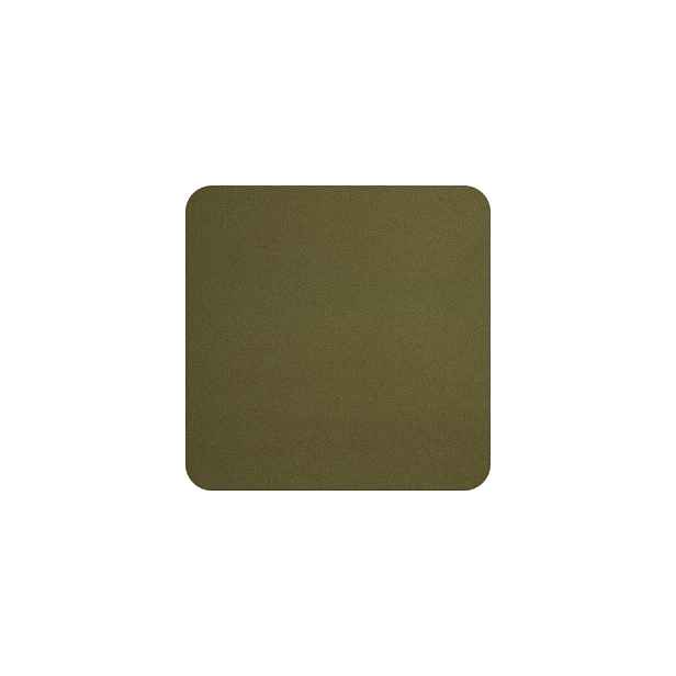 Sada 4 ks podtácků imitace kůže 10x10 cm SOFT LEATHER OPTIC ASA Selection - khaki