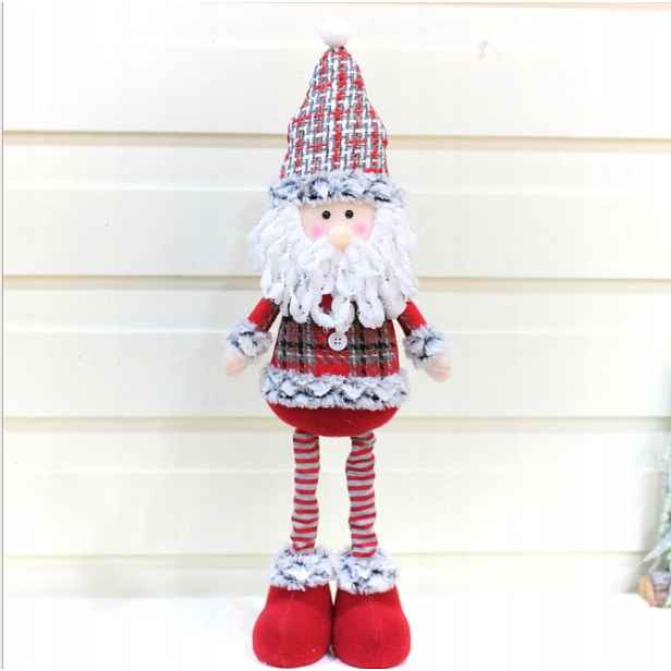 Vánoční figurka s teleskopickými nohami Mikuláš 55 x 20 cm NT1734