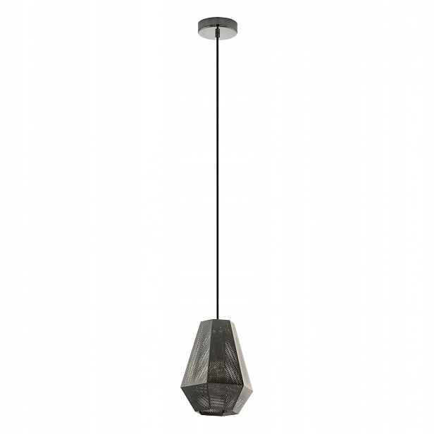 Závěsná Lampa E27 Ø20,5 cm ocel Eglo Chiavica Nikl Nero