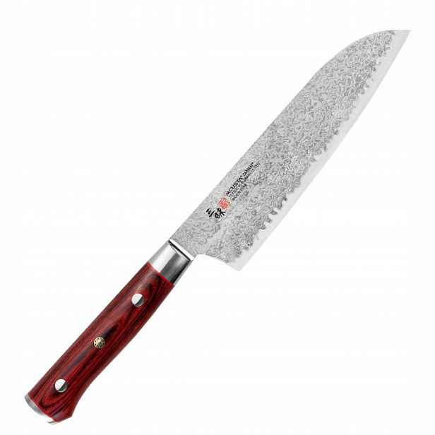 Mcusta Zanmai VG-10 Pro Flame Japonský Nůž Santoku na Zeleniny 18 cm