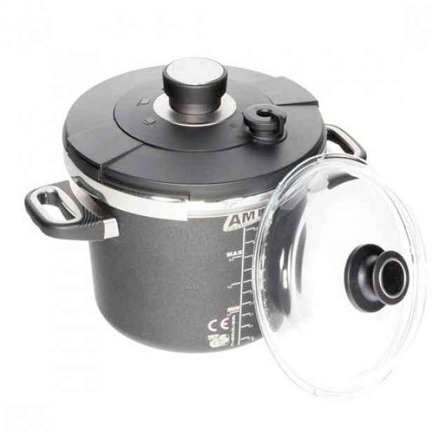 Tlakový hrnec, hliník, 24 cm/7 L - AMT Gastroguss
