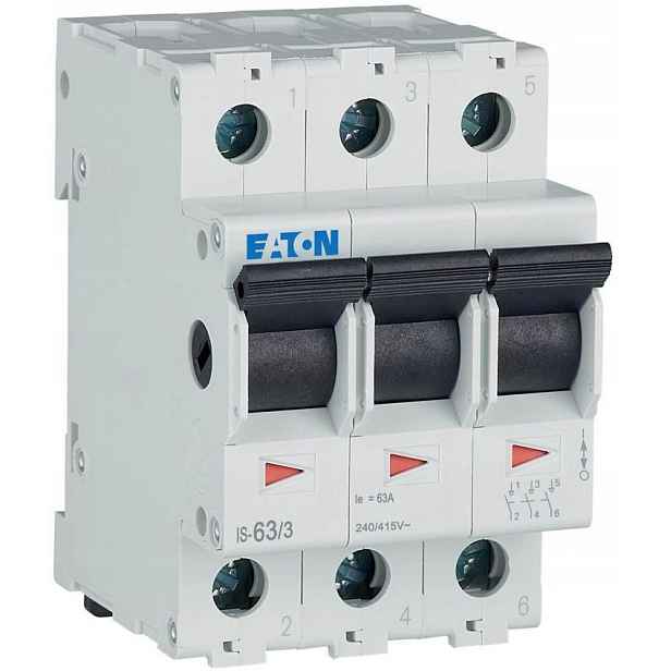 Eaton Modulární Izolační Odpojovač 63A 3Z 3P 3M 415V Ac Is- 63/3
