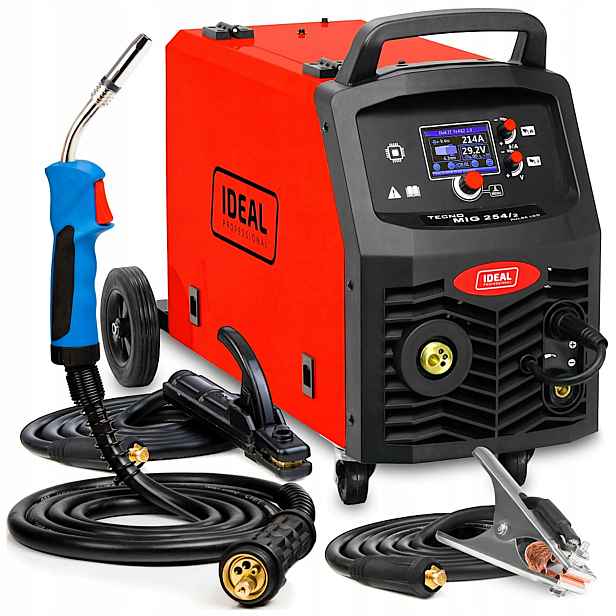 Poloautomatický Svařovací Stroj Mig/mag Mma Ideal Tecno Mig 254/2 Pulse 230 400 V