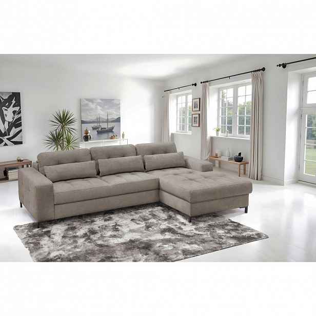 Livetastic ROHOVÁ SEDAČKA, textil, světle hnědá
