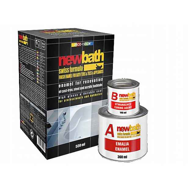 Deco Color Barva Emalia Na Renovaci Van Bílá New Bath 420 ML