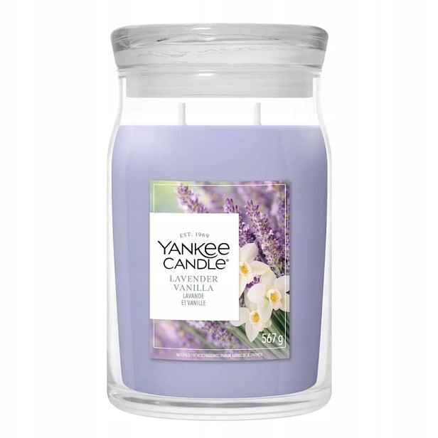 Velká svíčka Signature Lavender Vanilla Yankee Candle