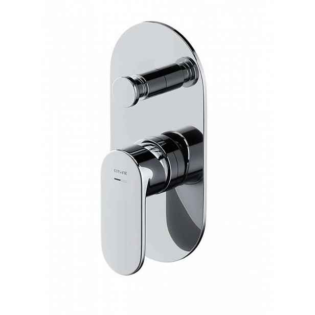 Cersanit Crea - Baterie pod omítku, pro 2 spotřebiče, s tělesem, chrom S951-305