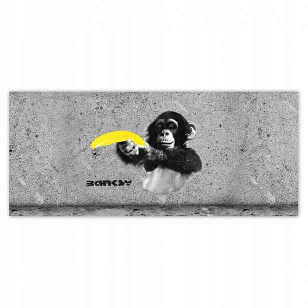 Fototapety 211x91 Banksy Banán Opice