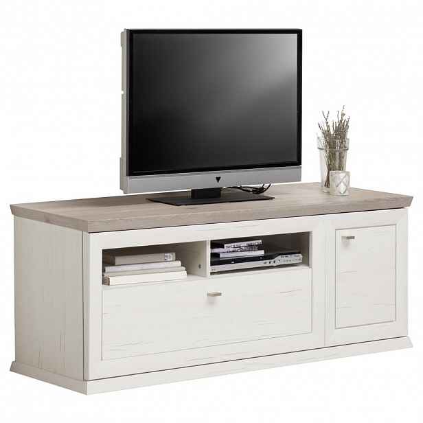 Hom`in TV DÍL, šedá, bílá, 150,2/53,9/50 cm - 000003000119