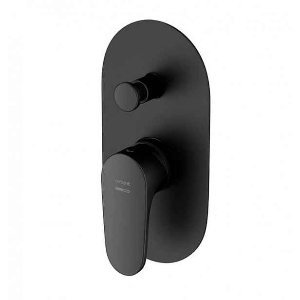 Cersanit Inverto - Baterie pod omítku, pro 2 spotřebiče, s tělesem, černá S951-282