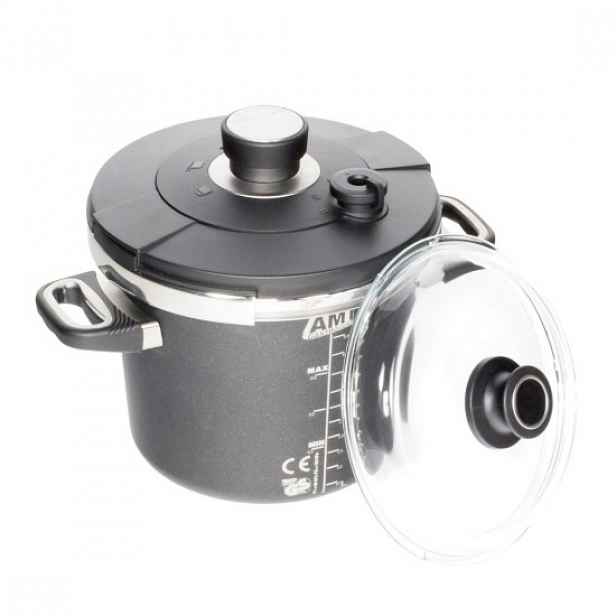Tlakový hrnec, hliník, 24 cm/5,5 l, indukční - AMT Gastroguss